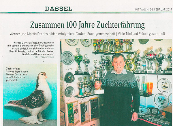 100 Jahre Zuchterfahrung